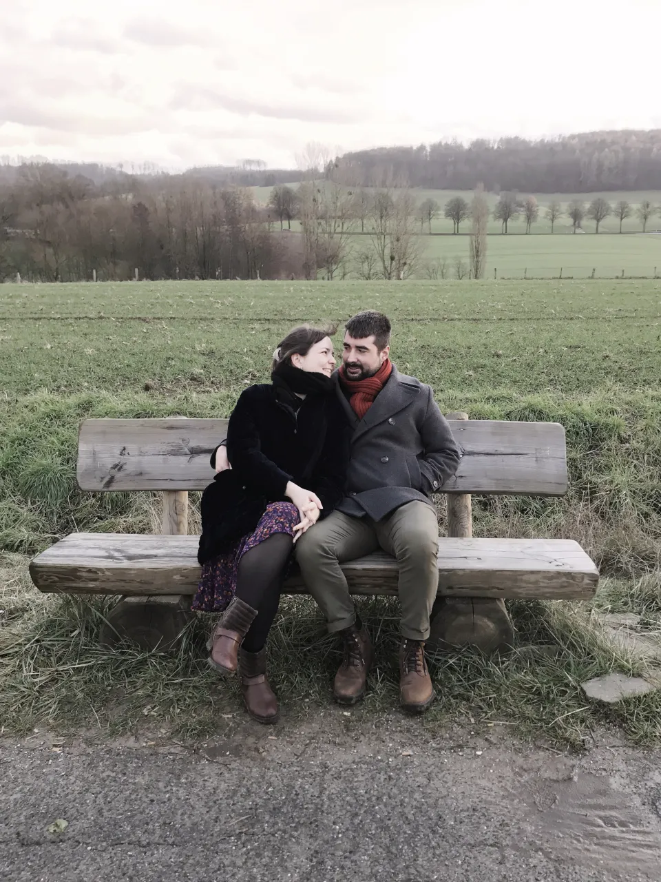 Happy couple together